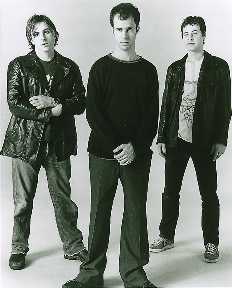 [Photo of Ben Folds Five. L-R: Robert, Ben and Darren]