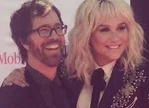Ben Folds and Kesha, via her Instagram feed